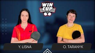 06:00 Yaroslava Lisna - Olena Taranyk 22.11.2024 WINCUP Women Professional. TABLE 1