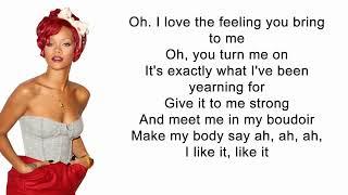 Rihanna - S&M - Lyrics!