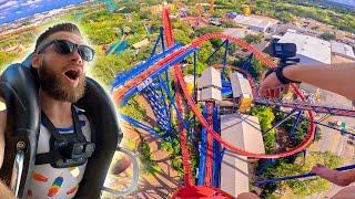 Riding THE CRAZIEST Roller Coasters (Except one ) - Busch Gardens Tampa Vlog