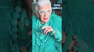 Iris Apfel! Her life would make a thrilling movie! Redecorated White House 9 times! Model at 97! WOW