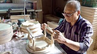 Master Artisan Creates Traditional Korean Low Table 'Soban' Using Woodworking Techniques