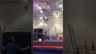 JP's high bar training