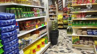 Halal meat & groceries in a Pakistani Asian Shop in Brussels.