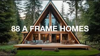 Small Size Affordable A-Frame House Designs | Low Cost Housing Ideas for 2025