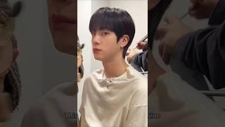 Jin getting ready for hi touch event 