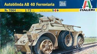 Unboxing Autoblinda AB 40 Ferroviaria-Italeri 1/72