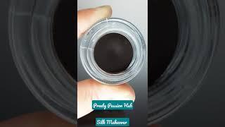 #Music Flower #Gel Eyeliner #Black #Brown #Smudged Eyeliner Look #Preety Passion Hub #Silk Makeover