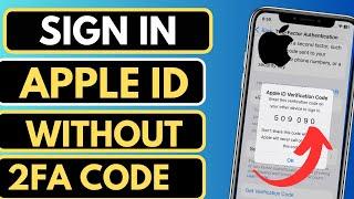 How to sign in apple id without Verification Code || how to sign in apple id without two factor