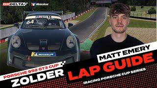 iRacing Lap Guide: Porsche 992 GT3 Cup at Zolder - Classic