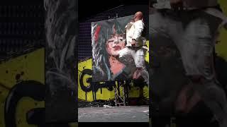 ARTIST PAINTS 6’ Portrait For Live Audience  #livepainting #liveart #speedpainting