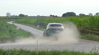 Omloop van Vlaanderen 2024 - SS11: Houthulst 2 - all cars (raw footage) - final corner before finish