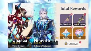 GOOD NEWS! 54 FREE PULLS IN 5.2 | CHASCA AND NEUVILLETTE | FREE WEAPONS - Genshin Impact