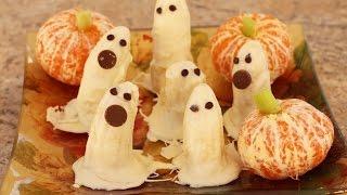 Halloween Banana Ghosts Dipped In White Chocolate by Rockin Robin