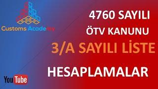 Mithat Uğur YETİŞKİN - ÖTV 3A SAYILI LİSTE (Bira-Şarap-Diğer İçkiler) HESAPLAMALARI (YENİ)