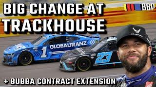 Bubba Wallace Re-Signs with 23XI + Trackhouse Loses Notable Executive