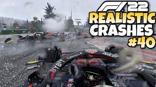 F1 22 REALISTIC CRASHES #40