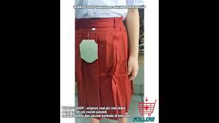 review seragam sekolah rok SD merah pendek