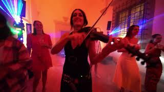 Tuscan Wedding Dj Fabiodex & electro violin play dance music @ Villa il Poggiale