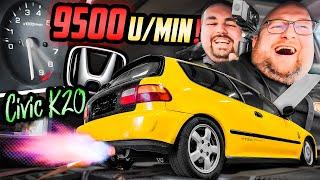 Ein WOLF im SCHAFSPELZ?! - Honda Civic EG - 9.500 U/Min, K20 VTEC & KOMPRESSOR!