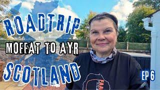 Motorcycle tour, Moffat to Ayr Scotland, Through Galloway Forest, Ep 6