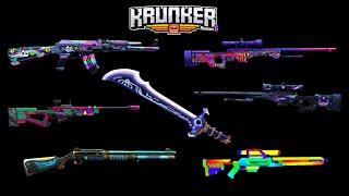 Every Krunker Season 6 CONTRA and UNOBTAINABLE Skins - krunker io