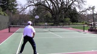 Tennis Return of Serve Drop Shot - Beat Those Pushers