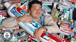 This Dentist Collects Toothpaste Tubes - Guinness World Records