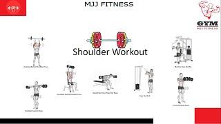 Shoulder Workout | MJJ Fitness GYM | Shanker MJJ