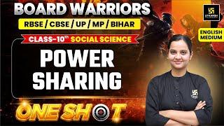 Power Sharing One Shot | Class 10 Social Science (EM) | Board Exam 2025 | Ayesha Ma'am