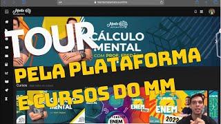 TOUR COMPLETO pela PLATAFORMA e pelos CURSOS do Mente Matemática!