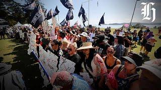 Waitangi 2025 Day 3: Protesters disrupt David Seymour's speech