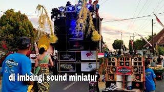 di dampingi miniatur br audio sound karnaval desa sabrang