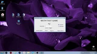 Обзор программ #2. MATH FAST GAME.