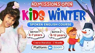 Winter Special  Kids Spoken English Course #englishconnectionbykanchan