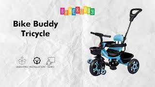 Bike Buddy Tricycle with Parental Push Handle Assembly Instruction Video