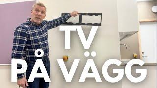 Montera TV på vägg