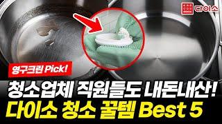 영구크린's pick! 청소업체 직원들도 내돈내산! 다이소 청소 꿀템 Best 5ㅣ입고 즉시 품절되는 다이소 추천템 5가지