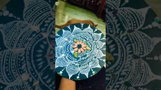 Mandala glass art ideas ‍