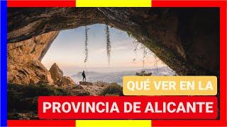 GUÍA COMPLETA ▶ Qué ver en la PROVINCIA de ALICANTE (ESPAÑA) Turismo viajes Comunidad Valenciana