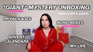 GIANT MYSTERY UNBOXING *blind boxes, PR & advent calendars*