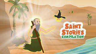 Story of Saint Paul of Thebes & more | One hour+ Compilation Video | #storiesofsaints