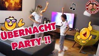 ÜBERNACHT PARTY MIT MILEY - wir tanzen die ganze Nacht! Mega viel Spaß! | daily VLOG TBATB