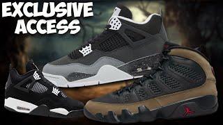 OLIVE Jordan 9 EA JD/FNL Jordan 4 Fear Early Pairs & Jordan 4 WHITE THUNDER Restocks!