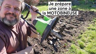 [VLOG] I prepare my potato area with the TILLER
