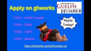 Guelph-Humber Job postings June 2024!