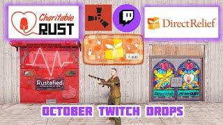 October 2024 Charitable Rust Twitch Drops! (Skins Showcase)