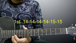 Apna bana le single string tabs lead lesson cover | Bhediya