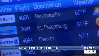 Bismarck Airport adds new direct flight to Florida