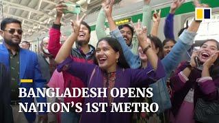 Bangladesh opens the country’s first metro rail in capital city