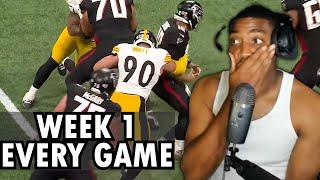 Week 1, EVERY GAME Highlight Reactions | Every Game! FULL STREAM 